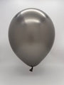 Inflated Balloon Image 350K Kalisan Nozzle Up Twisting Latex Balloons Mirror Space Grey (50 Per Bag)