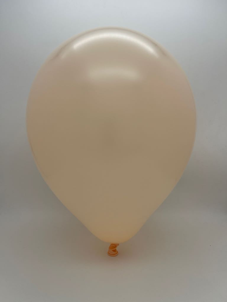 Inflated Balloon Image 260K Kalisan Nozzle Up Twisting Latex Balloons Pastel Matte Macaroon Salmon (50 Per Bag)