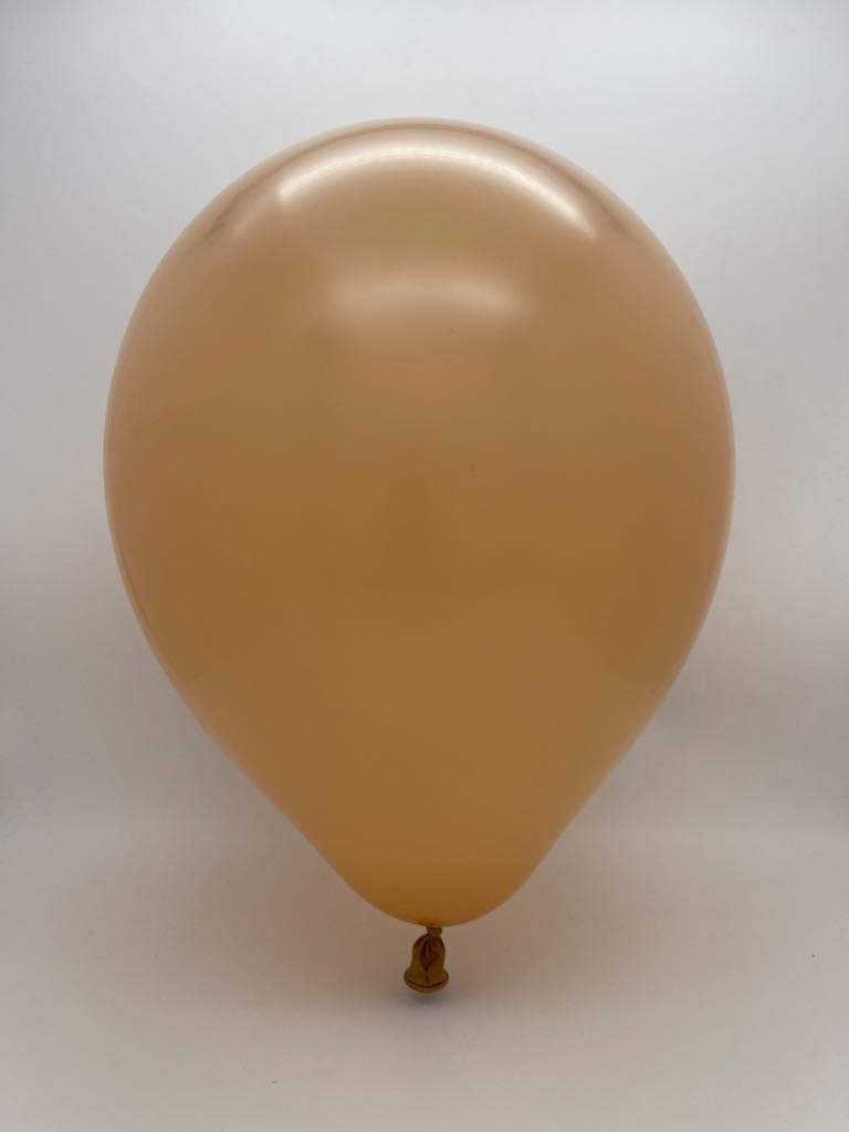 Inflated Balloon Image 12" Kalisan Latex Balloons Retro Desert Sand (50 Per Bag)
