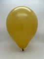 Inflated Balloon Image 18" Kalisan Latex Balloons Retro Mustard (25 Per Bag)