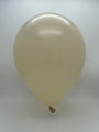 Inflated Balloon Image 24" Kalisan Latex Balloons Retro White Sand (5 Per Bag)