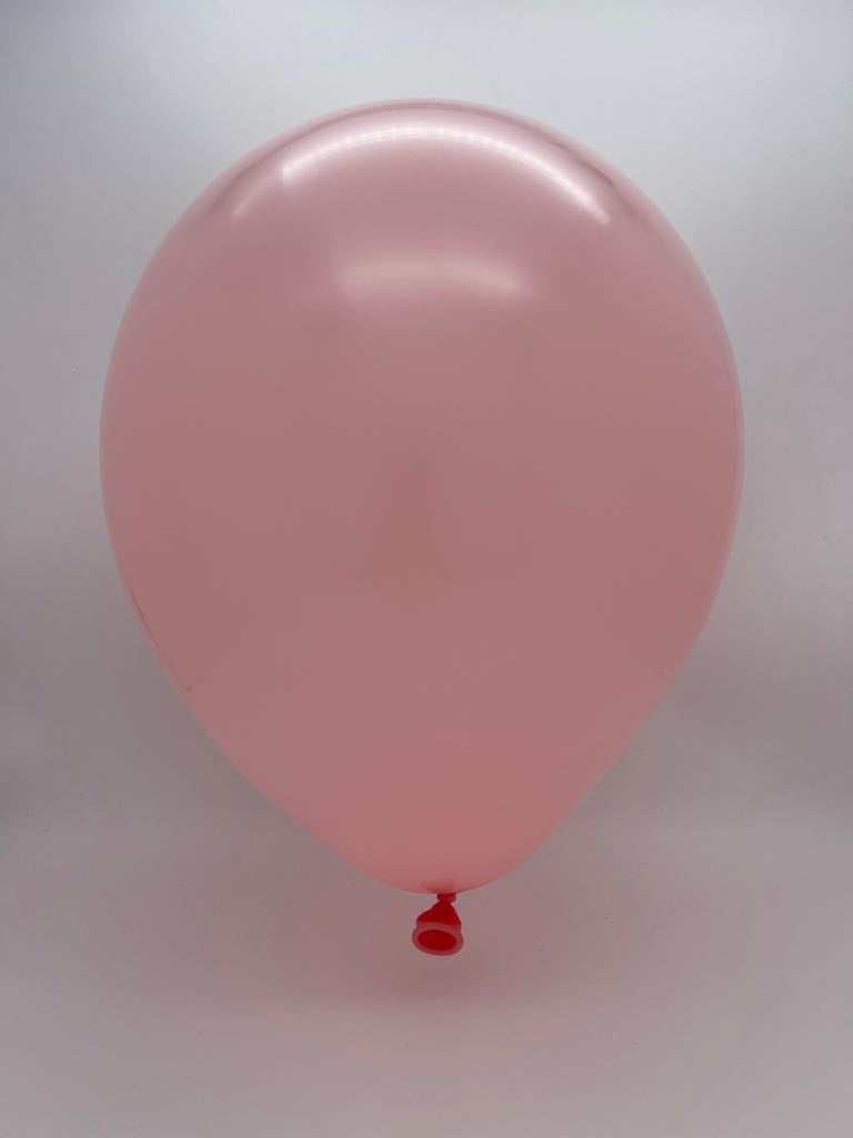 Inflated Balloon Image 260K Kalisan Nozzle Up Twisting Latex Balloons Standard Baby Pink (50 Per Bag)