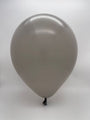 Inflated Balloon Image 260K Kalisan Nozzle Up Twisting Latex Balloons Standard Grey (50 Per Bag)