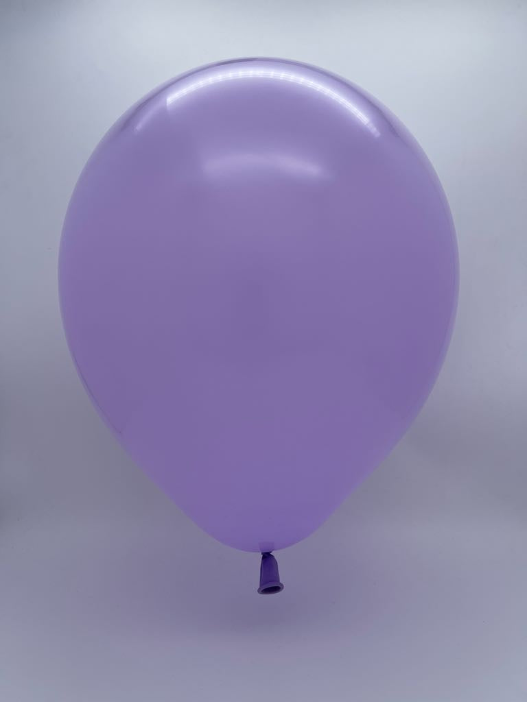 Inflated Balloon Image 260K Kalisan Nozzle Up Twisting Latex Balloons Standard Lilac (50 Per Bag)