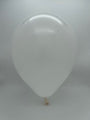 Inflated Balloon Image 5" Kalisan Latex Balloons Standard White (1000 Per Bag)