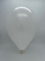 Inflated Balloon Image 12" Metallic White Decomex Latex Balloons (100 Per Bag)