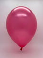 Inflated Balloon Image 11" Pearl Metallic Fuchsia Tuftex Latex Balloons (100 Per Bag)