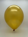 Inflated Balloon Image 17" Pearl Metallic Gold Tuftex Latex Balloons (50 Per Bag)