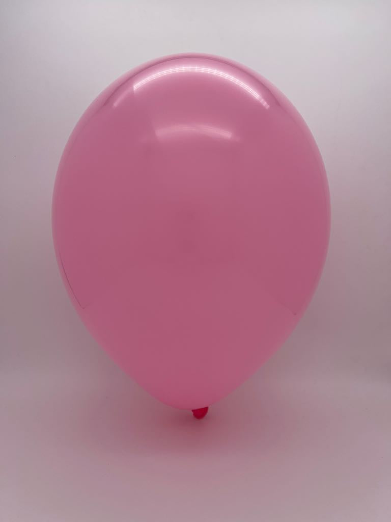 Inflated Balloon Image 11" Standard Pink Tuftex Latex Balloons (100 Per Bag)