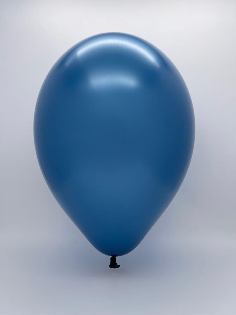 Inflated Balloon Image 260 Twisting Balloons Measuring 2" X 60". Tuftex Latex Balloons (100 Per Bag) Navy.