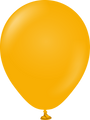 5" Kalisan Latex Balloons Standard Amber (50 Per Bag)