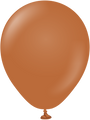5" Kalisan Latex Balloons Standard Caramel Brown (50 Per Bag)