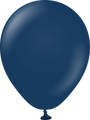 5" Kalisan Latex Balloons Standard Navy (50 Per Bag)