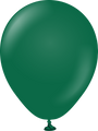 5" Kalisan Latex Balloons Standard Dark Green (50 Per Bag)