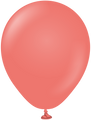 5" Kalisan Latex Balloons Standard Coral (50 Per Bag)