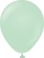 5" Kalisan Latex Balloons Pastel Matte Macaroon Green (50 Per Bag)