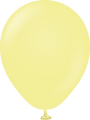 5" Kalisan Latex Balloons Pastel Matte Macaroon Yellow (1000 Per Bag)
