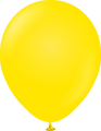 12" Kalisan Latex Balloons Standard Yellow (50 Per Bag)
