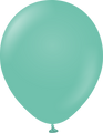 Uninflated 18" Kalisan Latex Balloons Standard Sea Green (25 Per Bag) Manufactured By Kalisan In Turkey for Bargain Balloons