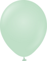 12" Kalisan Latex Balloons Pastel Matte Macaroon Green (500 Per Bag)