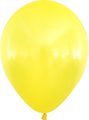 12" Kalisan Latex Balloons Crystal Yellow (50 Per Bag)