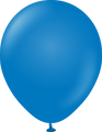 18" Kalisan Latex Balloons Standard Blue (25 Per Bag)