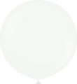 24" Kalisan Latex Balloons Standard White (5 Per Bag)