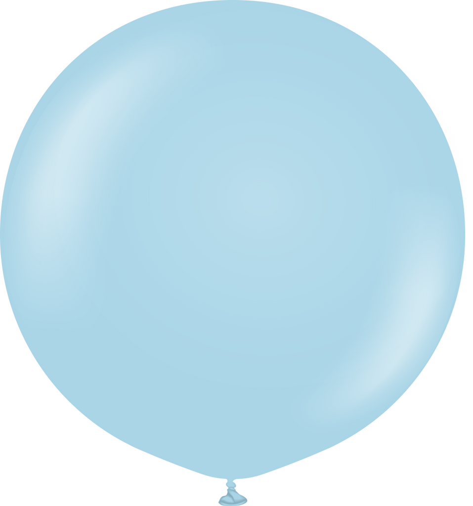 36" Kalisan Latex Balloons Pastel Matte Macaroon Blue (2 Per Bag)