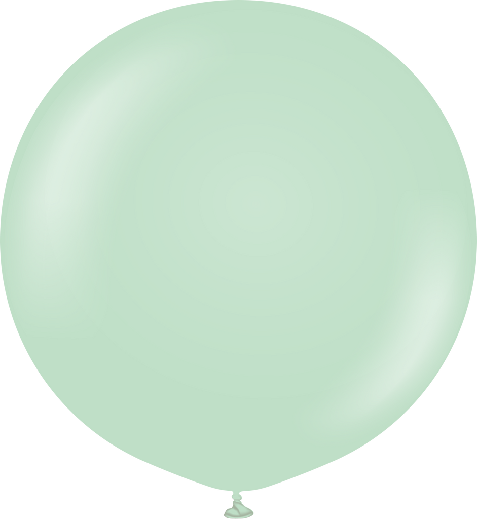 36" Kalisan Latex Balloons Pastel Matte Macaroon Green (2 Per Bag)