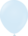 12" Kalisan Latex Balloons Pastel Matte Macaroon Baby Blue (50 Per Bag)