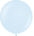 24" Kalisan Latex Balloons Pastel Matte Macaroon Baby Blue (5 Per Bag)