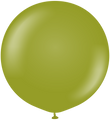 36" Kalisan Latex Balloons Retro Olive (2 Per Bag)