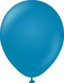 12" Kalisan Latex Balloons Retro Deep Blue (50 Per Bag)