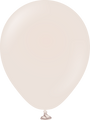 5" Kalisan Latex Balloons Retro White Sand (50 Per Bag)