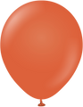 12" Kalisan Latex Balloons Retro Rust Orange (50 Per Bag)