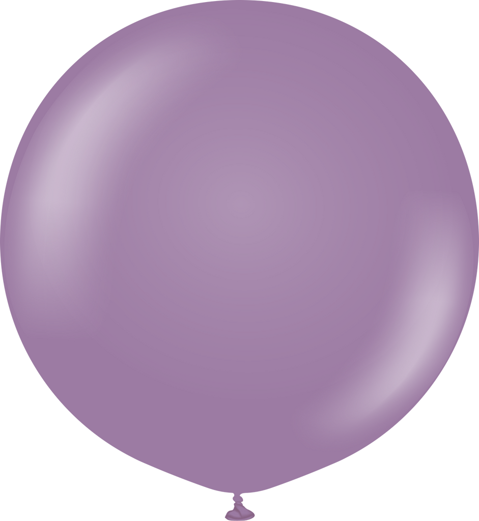 24" Kalisan Latex Balloons Retro Lavender (5 Per Bag)