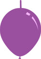 11" Standard Lavender Decomex Linking Latex Balloons (100 Per Bag)