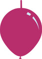 11" Deco Magenta Decomex Linking Latex Balloons (100 Per Bag)