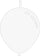 6" Metallic White Decomex Linking Latex Balloons (100 Per Bag)