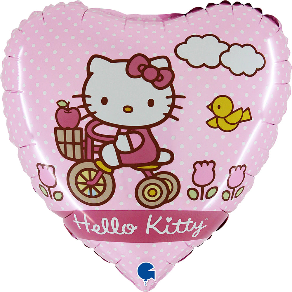 Uninflated 18 Inches Hello Kitty Bike Foil Balloon Manufacturered By Grabo