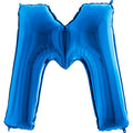 40" Foil Shape Megaloon Balloon Letter M Blue