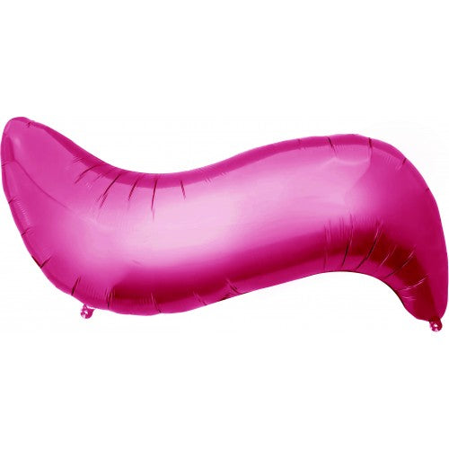 34" Tilde - Magenta Foil Balloon