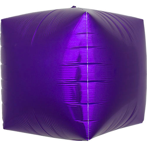 17" Purple Cube Foil Balloon