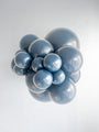 5 Inch Tuftex Latex Balloons (50 Per Bag) Naval Manufacturer Inflated Image