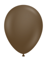 A single 24″ Cocoa Brown Tuftex Latex Balloons Designer Balloons from a 3-pack.