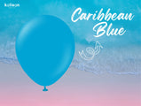 Not Inflated 160K Nozzle Up Kalisan Twisting Latex Balloons Standard Caribbean Blue (50 Per Bag) Brand Name Kalisan In Turkey for Bargain Balloons