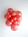 5 Inch Tuftex Latex Balloons (50 Per Bag) Rose Gold Manufacturer Inflated Image