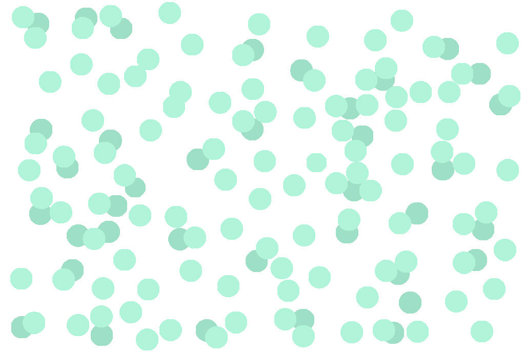 Tissue Paper Balloon Confetti Dots Dots Spearmint