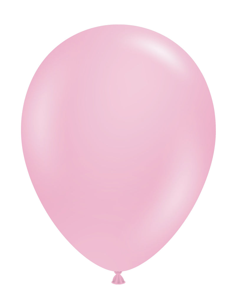 11 inch standard pink tuftex latex balloons 100 per bag tt 10006