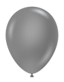17" Pearl Metallic Silver Tuftex Latex Balloons (50 Per Bag)